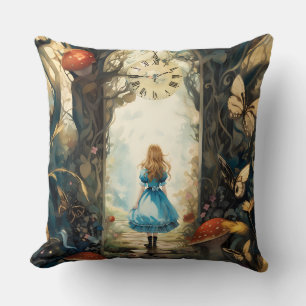 Dekoratives Alice-im-Wunderland-Kissen Kissen