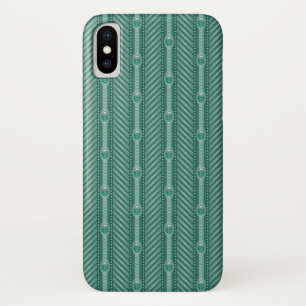 Dekoratives aquamarines Muster Case-Mate iPhone Hülle