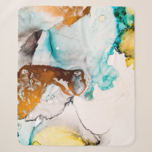 Dekoratives Bild. Dekorative Malerei. Alkohol-Tint Sherpadecke