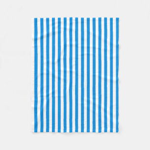 Dekoratives Blau Weißgestrichen Elegantes Template Fleecedecke