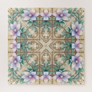 Dekoratives Blumenpuzzle