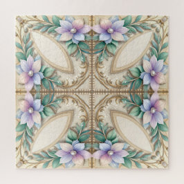 Dekoratives Blumenpuzzle