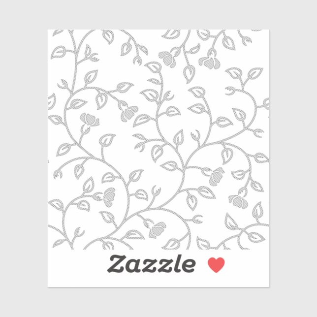 dekoratives Design 30 Seven Aufkleber (Blatt)