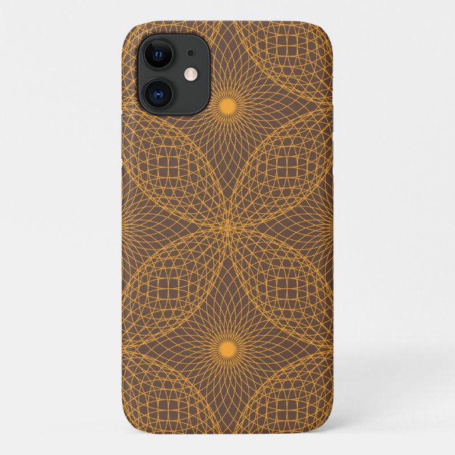 Dekoratives, elegantes, abstraktes Mandala-Muster Case-Mate iPhone Hülle (Rückseite)