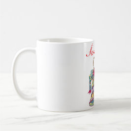 Dekoratives Element der Weihnachtsglocken Kaffeetasse