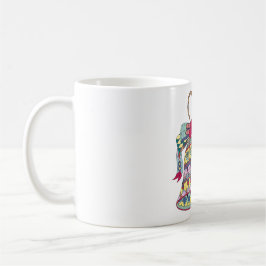 Dekoratives Element der Weihnachtsglocken Kaffeetasse