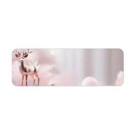 Dekoratives Fairy Pink Holiday Rücksendeadresse La