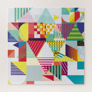 Dekoratives geometrisches, abstrakt nahtloses Must
