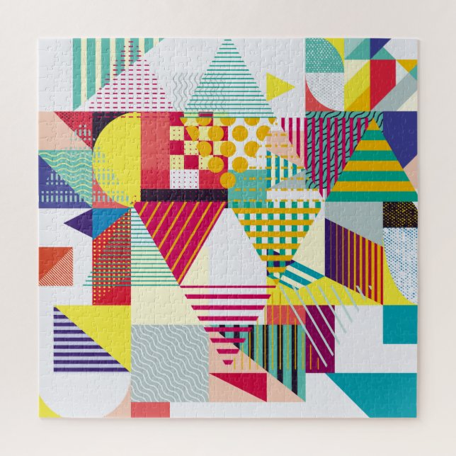 Dekoratives geometrisches, abstrakt nahtloses Must (Vertikal)
