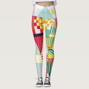 Dekoratives geometrisches, abstrakt nahtloses Must Leggings