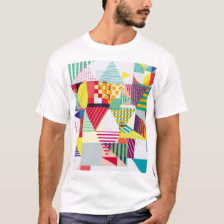 Dekoratives geometrisches, abstrakt nahtloses Must T-Shirt