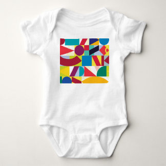 Dekoratives geometrisches Abstraktes Vintages Must Baby Strampler