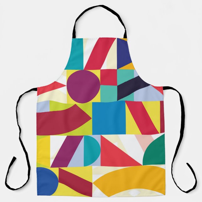 Dekoratives geometrisches Abstraktes Vintages Must Schürze (Vorderseite)