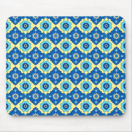 Dekoratives geometrisches Muster für Retro Mousepad