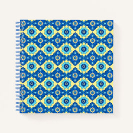 Dekoratives geometrisches Muster für Retro Notizbuch