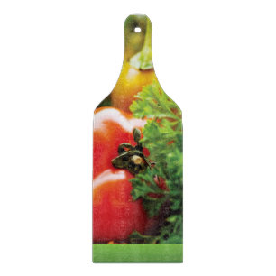 Dekoratives Glas-Schneidbrett-Paddel Schneidebrett
