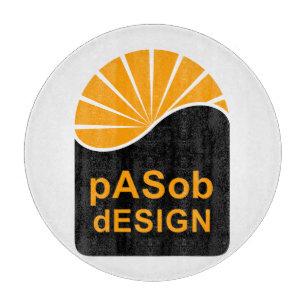 Dekoratives Glassschneidebrett 30,5 cm Schneidebrett