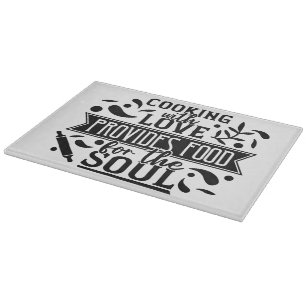 Dekoratives Glassschneidebrett 38 cm x 28 cm Schneidebrett