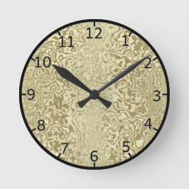Dekoratives Gold Runde Wanduhr