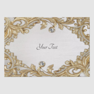 Dekoratives Gold-Tissue Seidenpapier