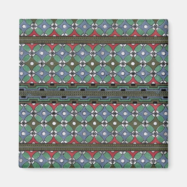 Dekoratives Grenzdesign ( Owen Jones ) Magnet (Vorne)