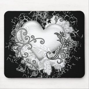 Dekoratives Herz Mousepad