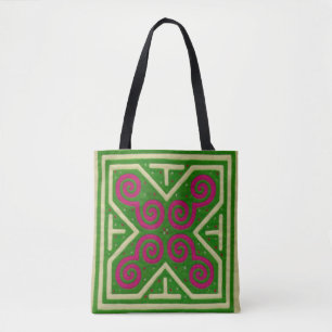 Dekoratives Hmong Stickerei-Symbol Tasche