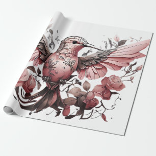 Dekoratives Hummingbird-Wrapping Paper Geschenkpapier