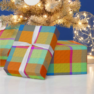 Dekoratives Karo Geschenkpapier
