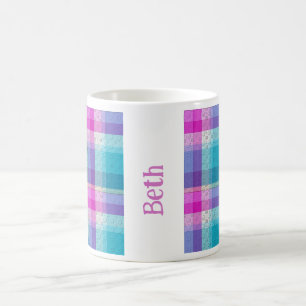Dekoratives Karo Kaffeetasse