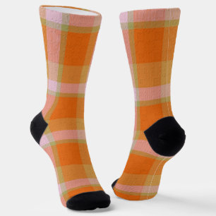 Dekoratives Karo Socken