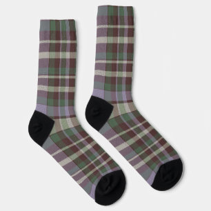 Dekoratives Karomuster Socken