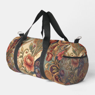 Dekoratives Kimono-Blumenmuster Duffle Bag