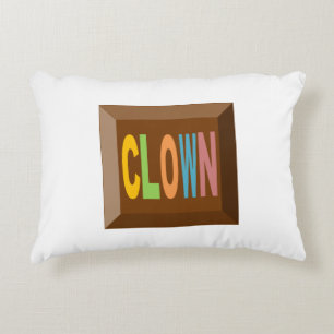 Dekoratives Kissen für Kinder SCHOKOLADE CLOWN