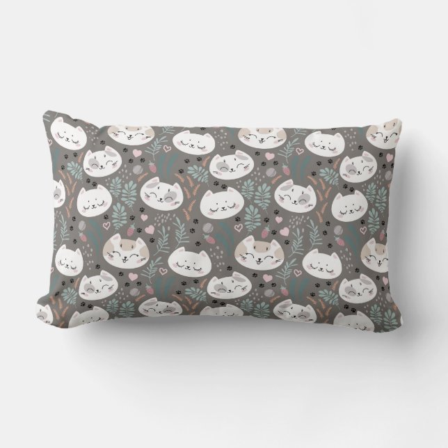 Dekoratives Kissen mit modernem minimalistischem D (Vorderseite)