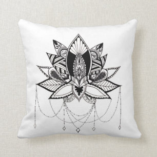 Dekoratives Lotus Kissen