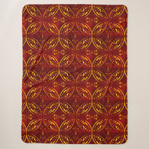 Dekoratives Muster Sherpa Blanket