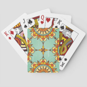 Dekoratives Muster Spielkarten