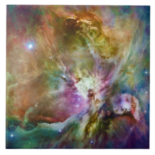 Dekoratives Orion Nebula Galaxy Space Foto Fliese