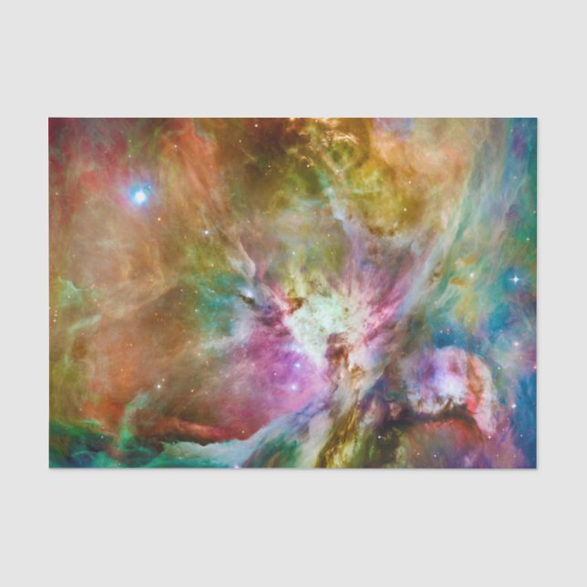Dekoratives Orion Nebula Galaxy Space Foto Seidenpapier (Vorderseite)