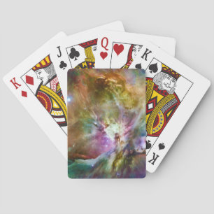 Dekoratives Orion Nebula Galaxy Space Foto Spielkarten