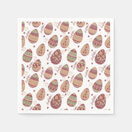 Dekoratives Ostereier-Muster | Serviette
