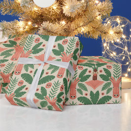 Dekoratives Papier mit einem Muster aus stilisiert Geschenkpapier