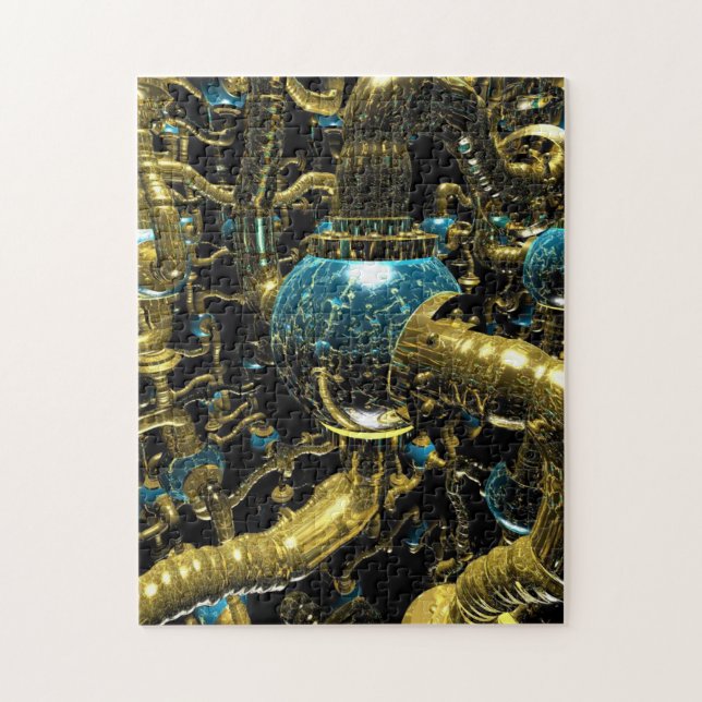 Dekoratives Pipedreams, Puzzlespiel (Vertikal)