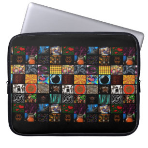 Dekoratives Pop-Art-Muster Laptopschutzhülle