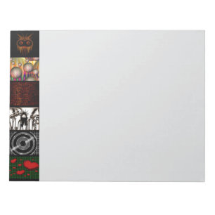 Dekoratives Pop-Art-Muster  Notizblock
