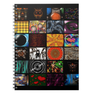 Dekoratives Pop-Art-Muster Notizblock