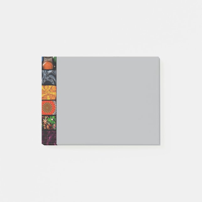 Dekoratives Pop-Art-Muster  Post-it Klebezettel (Vorderseite)