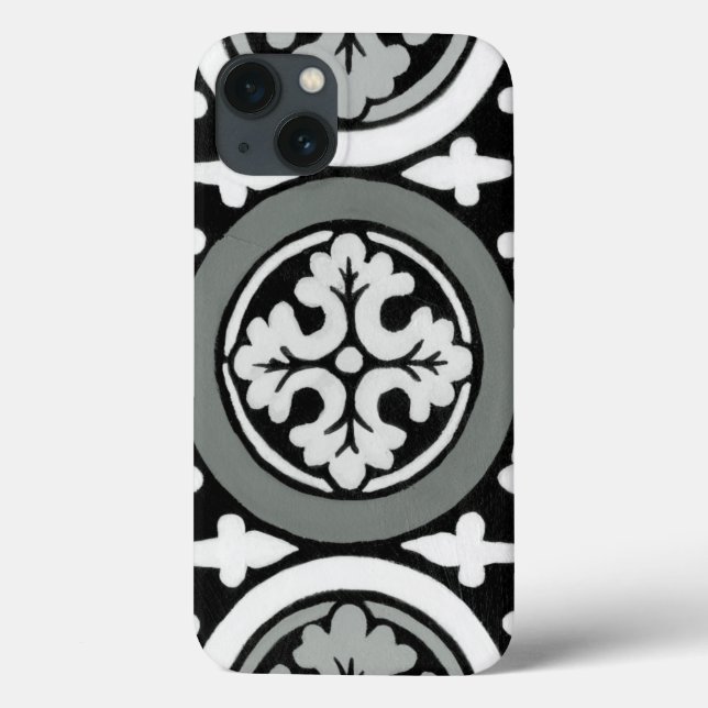 Dekoratives Renaissance Rosette Tile Design Case-Mate iPhone Hülle (Rückseite)