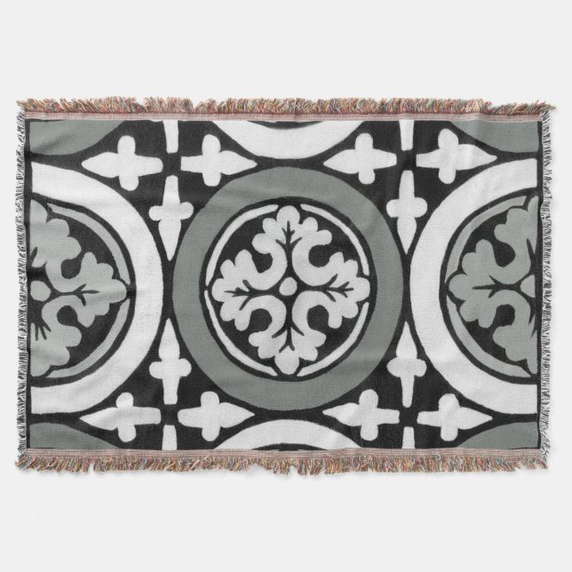 Dekoratives Renaissance Rosette Tile Design Decke (Vorderseite)